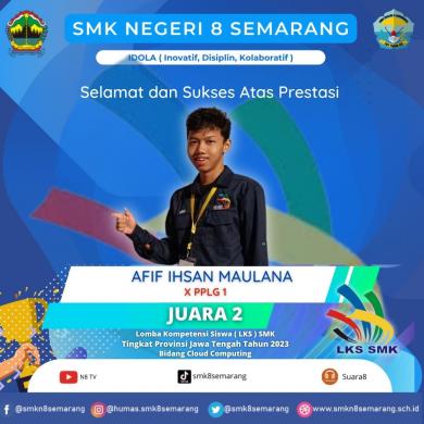 SMK N 8 Semarang Tunjukkan Prestasi Luar Biasa Dengan Borong Juara Lomba